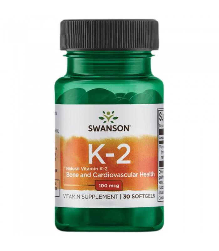 SWANSON Natural Vitamin K2 100 mcg
