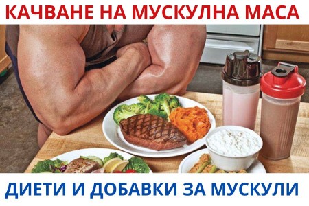 ХРАНЕНЕ ЗА ПОКАЧВАНЕ НА МУСКУЛНА МАСА | ДИЕТИ И ДОБАВКИ
