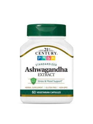 Ashwagandha Extract 500mg, 60капс от 21st Century 