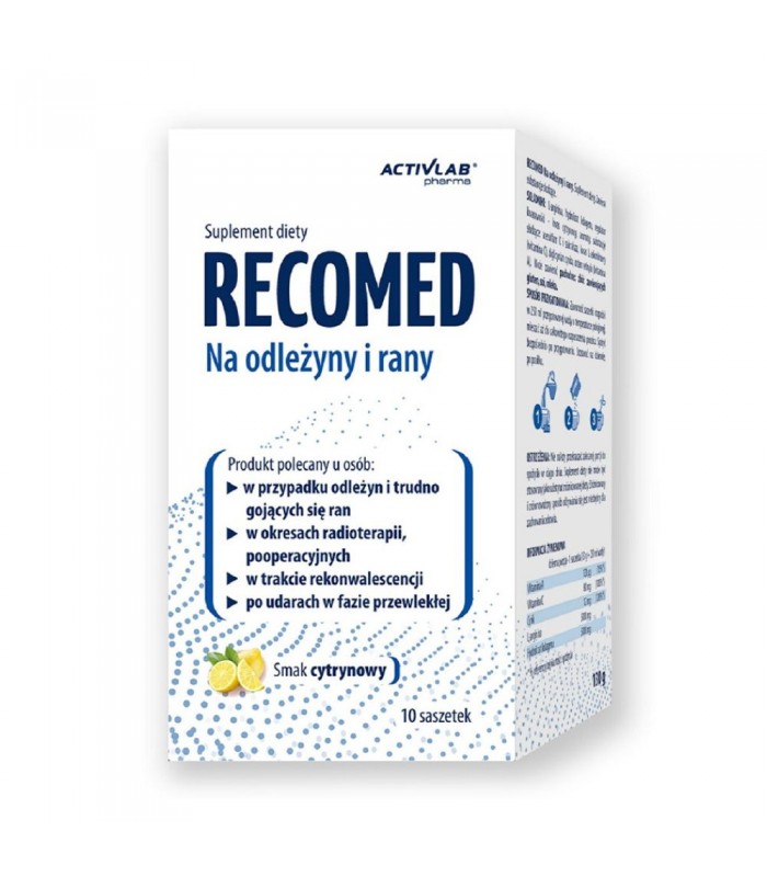 ACTIVLAB RecoMed, 10 x 13г - При декубитални язви и лъчетерапия