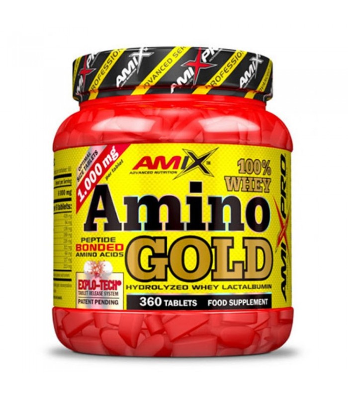 AMIX Amino Whey Gold, 360табл - Суроватъчен хидролизиран протеин