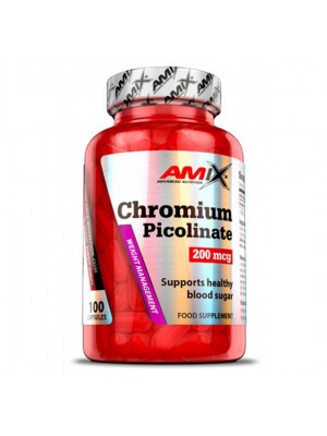 AMIX Chromium Picolinate, 200мкг, 100капс - Хром Пиколинат