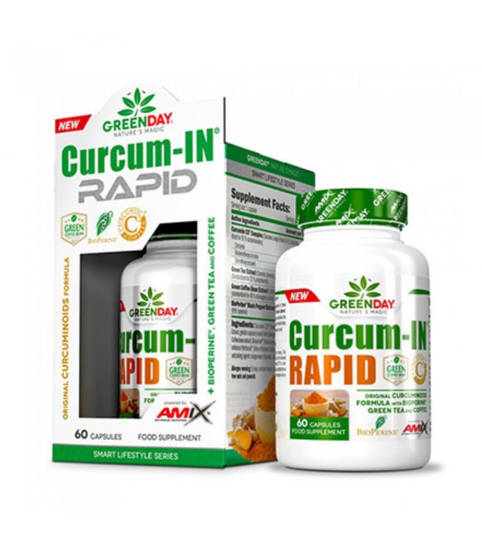 AMIX GreenDay Curcum-In Rapid, 505мг, 60капс - Куркумин