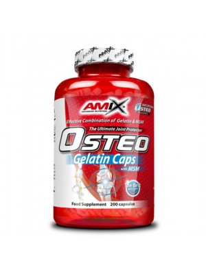 AMIX Osteo Gelatin with MSM, 200капс - стави и сухожилия