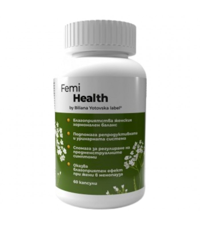 Femi Health  BILIANA YOTOVSKA 60капс - Женско здраве