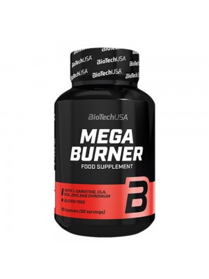 BIOTECH USA Mega Burner, 90капс - Фет бърнър без кофеин