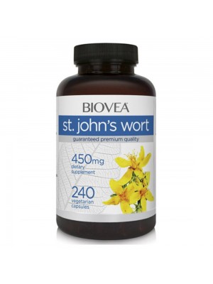 St. John`s Wort 450mg, 240капс, BIOVEA - Жълт Кантарион