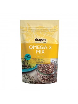 БИО Омега 3 Микс, лен, коноп и чиа, Драгон Суперфудс, 200 гр.