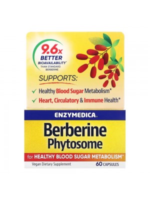 Berberine Phytosome ENZYMEDICA, 60капс - при диабет 