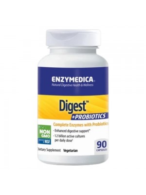 Digest Probiotics ENZYMEDICA, 90капс - Ензими и Пробиотици