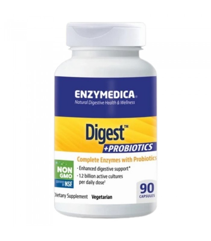Digest Probiotics ENZYMEDICA, 90капс - Ензими и Пробиотици