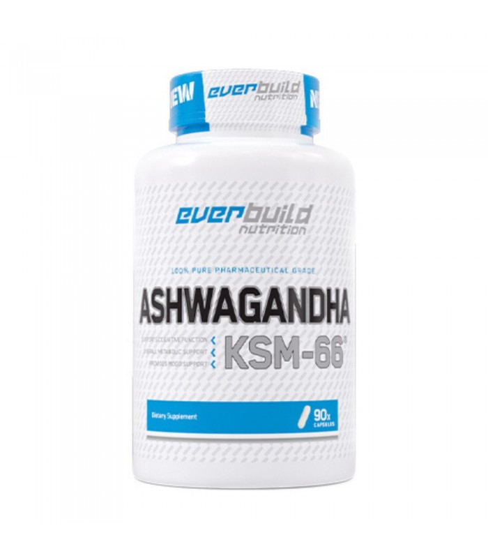 EVERBUILD Ashwagandha KSM-66, 450мг, 90капс - Ашваганда