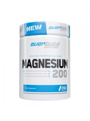 EVERBUILD Magnesium Citrate 200мг, 250табл - Магнезиев цитрат