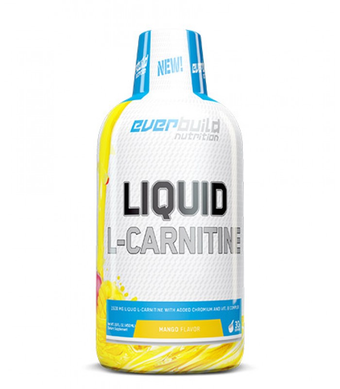 EVERBUILD Liquid L-Carnitine + Chromium, 1500 mg