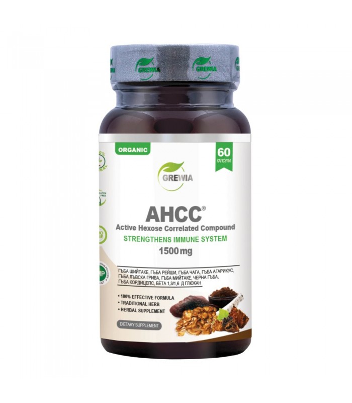 AHCC® – Active Hexose Correlated Compound, 60капс - 8 гъби