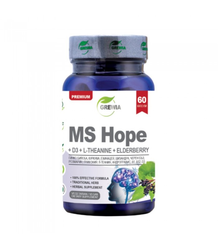 МС Хоуп, 60 капс подпомага нервната система