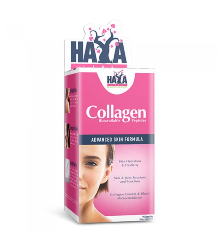 HAYA LABS Collagen 500mg, 90 Caps - Хидролизиран колаген