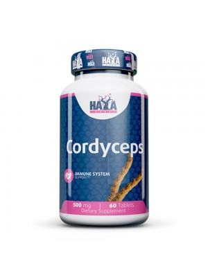 HAYA LABS Cordyceps 500mg, 60капс - Гъба Кордицепс