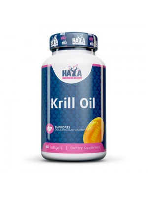 HAYA LABS Krill Oil 500мг, 60капс - Масло от крил