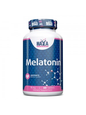 HAYA LABS Melatonin 1mg,  60табл - безсъние и депресия