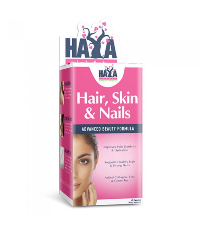 HAYA LABS Hair, Skin and Nails, 60 Caps - Женска красота