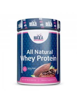 HAYA LABS 100% Pure All Natural Whey Protein, Natural Cacao