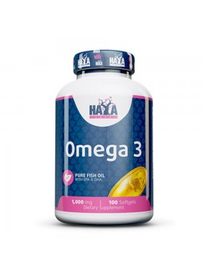 HAYA LABS Omega 3 1000мг, 100капс - Fish Oil