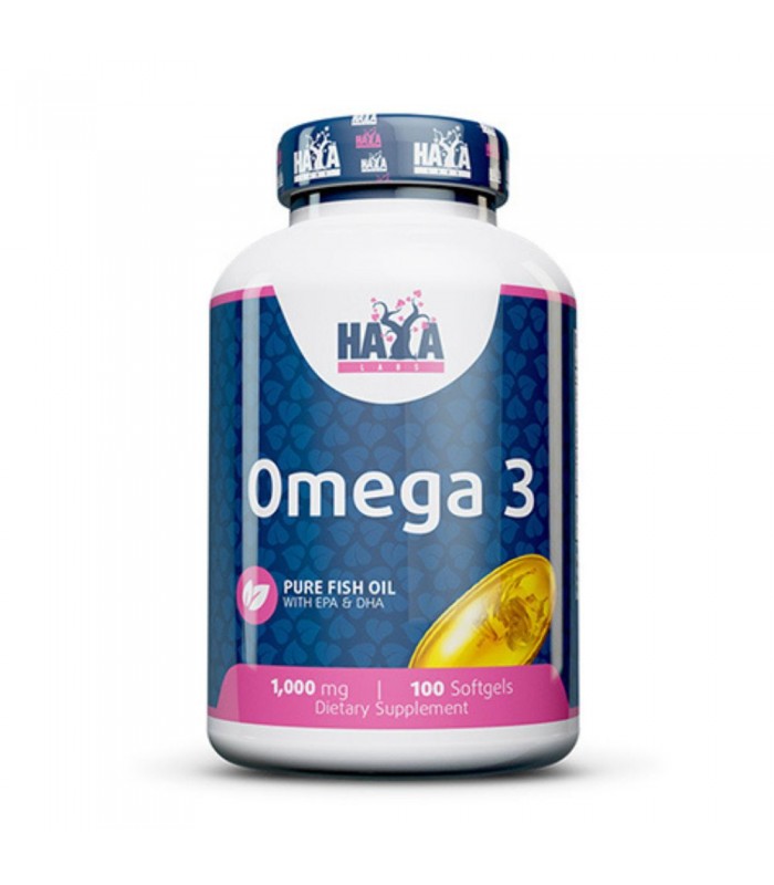 HAYA LABS Omega 3 1000мг, 100капс - Fish Oil