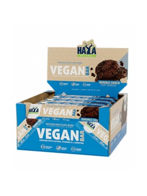 HAYA LABS Vegan Protein Bar Box, 12 x 40 g