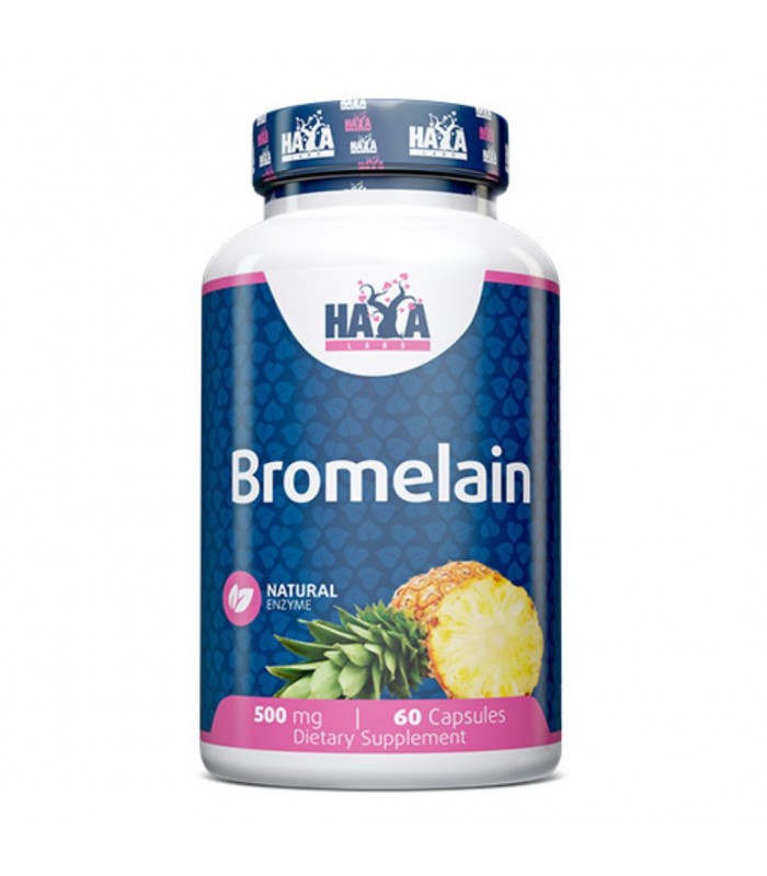 HAYA LABS Bromelain 500мг, 60капс - Бромелаин