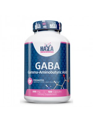 HAYA LABS Gaba 500мг, 100 капсули