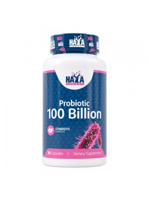 HAYA LABS Probiotic 100 Billion / Symbiotic Complex / 30 Caps
