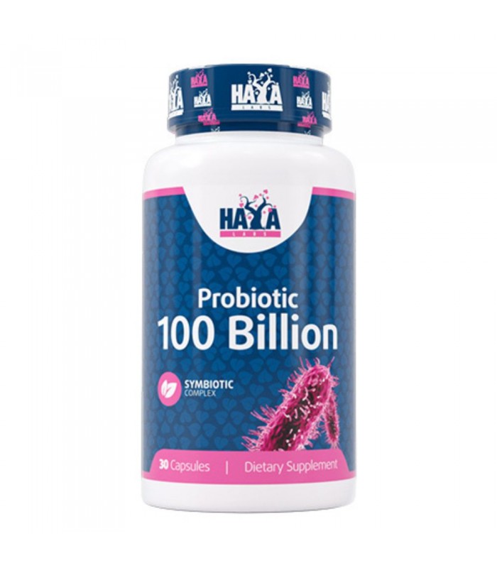 HAYA LABS Probiotic 100 Billion / Symbiotic Complex / 30 Caps