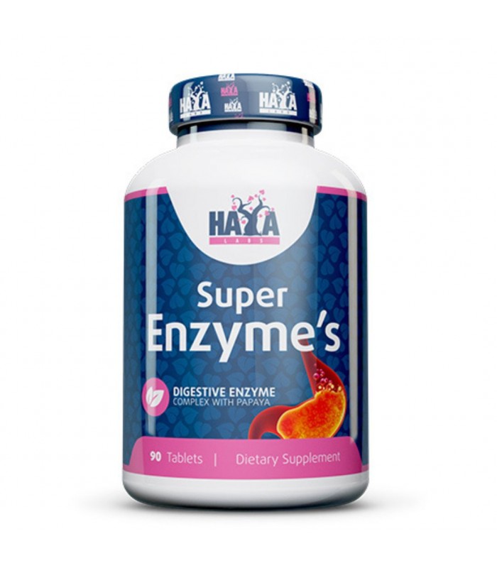 HAYA LABS Super Enzyme Complex, 90табл - Храносмилателни ензими