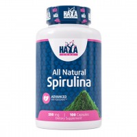 HAYA LABS All Natural Spirulina 500мг, 100капс - Спирулина