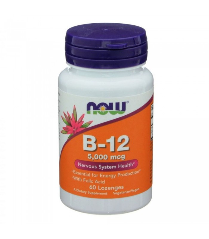 Vitamin B-12 5000mcg + Фолиева киселина, 60 дражета