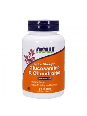 NOW Glucosamine & Chondroitin 60 - 120табл - за ставите