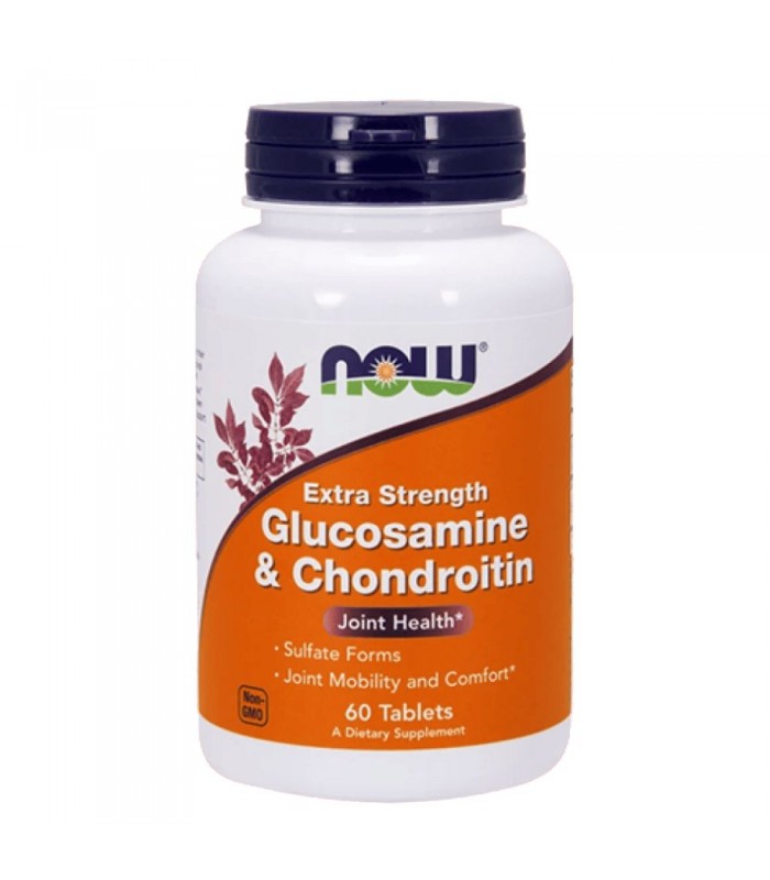 NOW Glucosamine & Chondroitin 60 - 120табл - за ставите