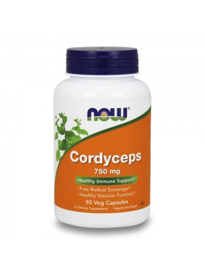 NOW Cordyceps 750мг, 90капс - имуностимулатор