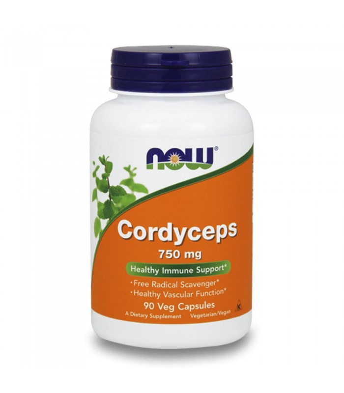 NOW Cordyceps 750мг, 90капс - имуностимулатор