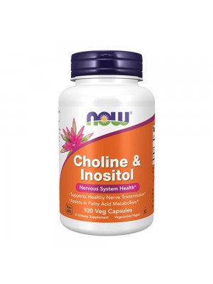 NOW Choline & Inositol 100капс - подпомага нервната система