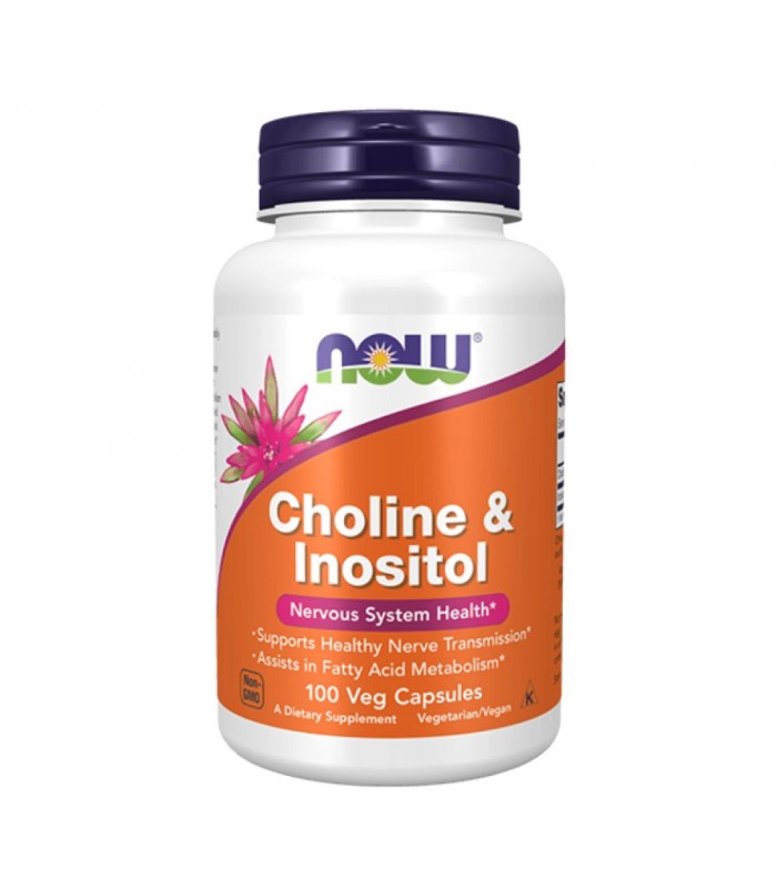 NOW Choline & Inositol 100капс - подпомага нервната система