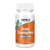 NOW Iron Complex, 100табл - при дефицит на желязо