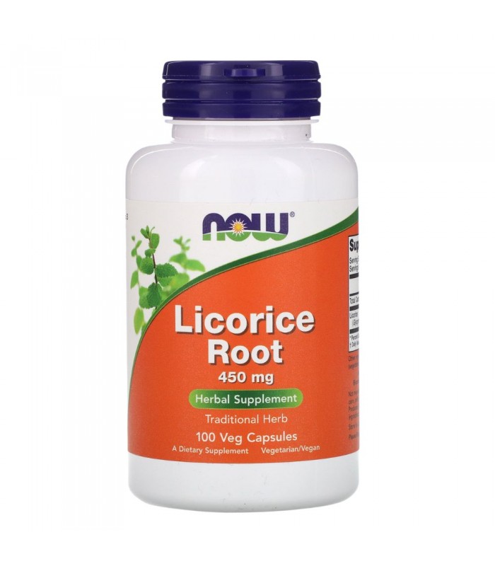 NOW Licorice Root 450 мг 100капс - Женско биле