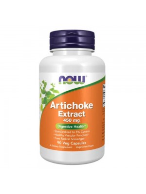 NOW Artichoke Extract 450mg, 90caps - Артишок