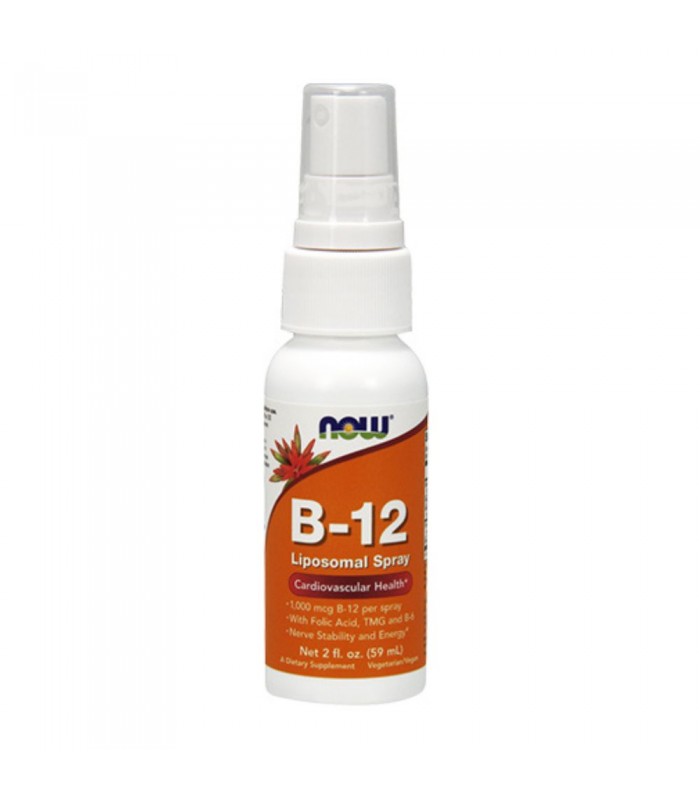 NOW Vitamin B-12 Liposomal Spray 59ml - Липозамен спрей