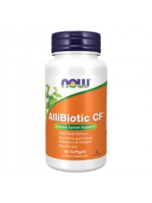NOW AlliBiotic CF, 60капс - имунитет и чревно здраве