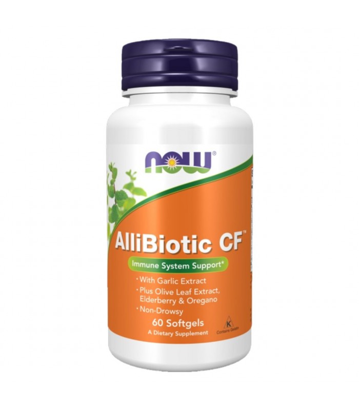 NOW AlliBiotic CF, 60капс - имунитет и чревно здраве