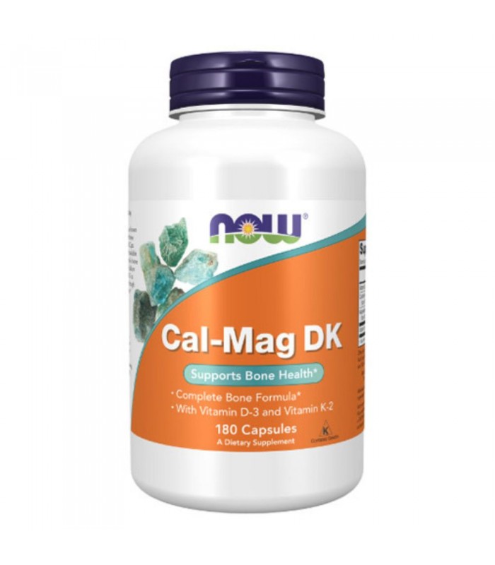 NOW Cal-Mag DK, 180капс - кости, сухожилия и мускули