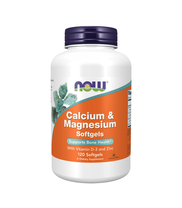 NOW Calcium & Magnesium 120 Softgels 120 - Калций и магнезий